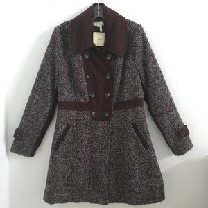 ModCloth Ina Teddy Peacoat